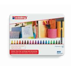 Marcador Edding 1200/20 Colour pen Set