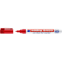 Marcador Edding 8400 Rojo Para CD