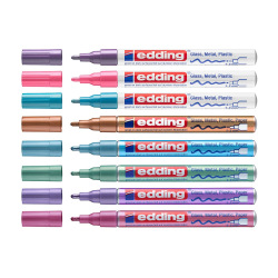 Marcador Edding 751 Paintmarker Metálico