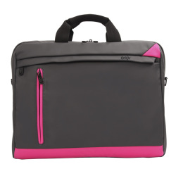 Maletín Onix Porta Notebook Afelpada 15.6" Gris/Rosa