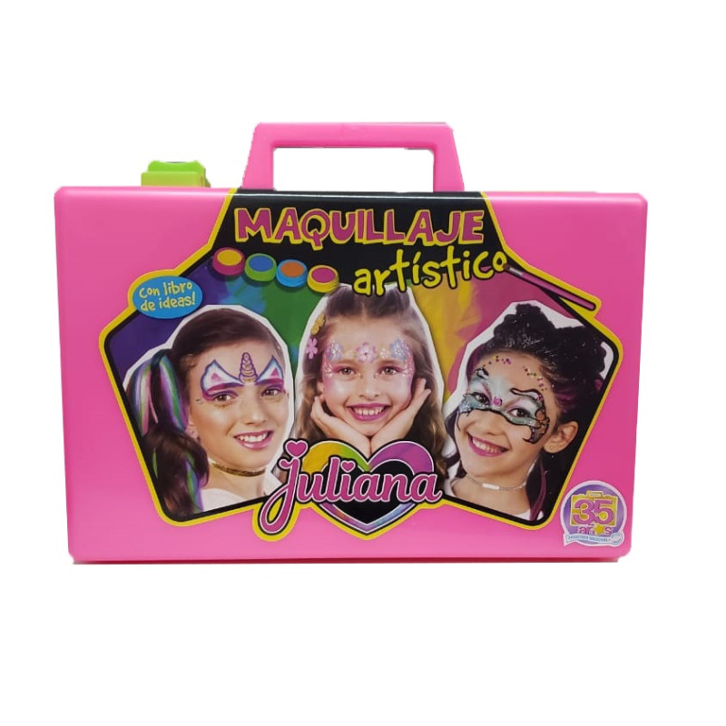 Set De Belleza Pinturas Para Nena Maquillaje Caja Unicornio