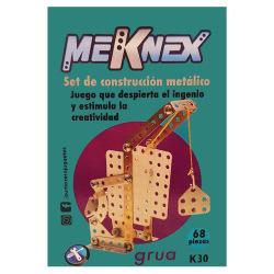 Meknex - Juego Didáctico de Encastre Grúa de 68 piezas