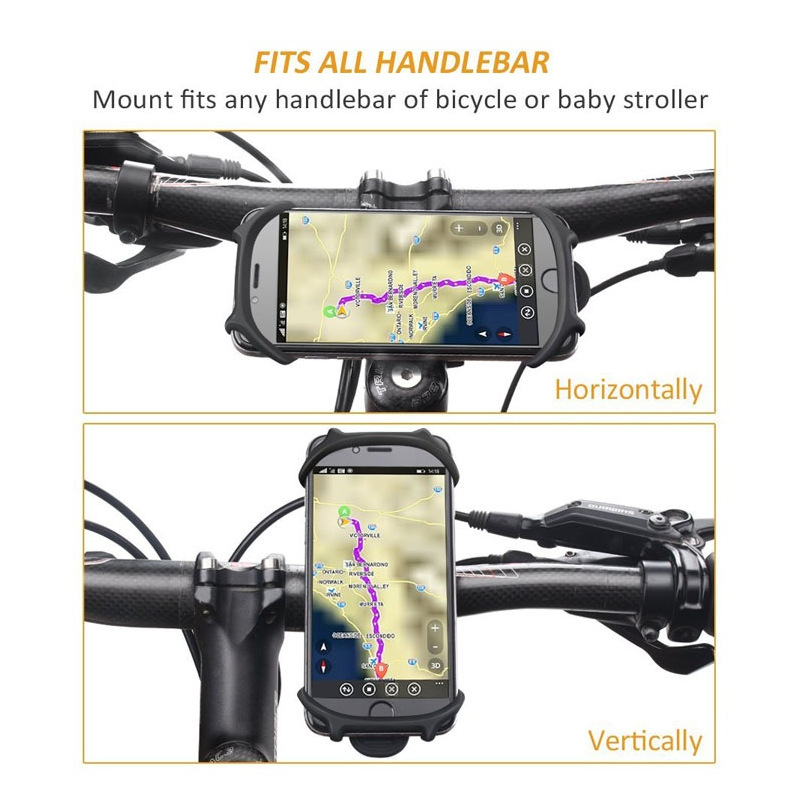 Soporte celular bicicleta silicona