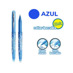 Bolígrafo Olami Roller Borrable Azul