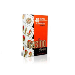 Naipes Casino x 40 plastificados