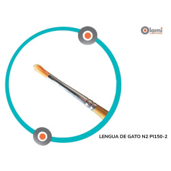 Pincel Olami Lengua De Gato N2 Pi150-2 Sintético