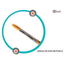 Pincel Olami Lengua de Gato N8 Pi150-8