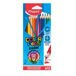 Lápiz Maped Colorpeps Plástico x 12 colores