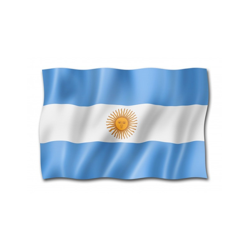 Bandera Argentina 45 x 72cm con sol Emblemas Argentinos