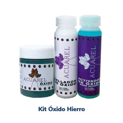 Kit Acuarel Efecto Óxido Hierro