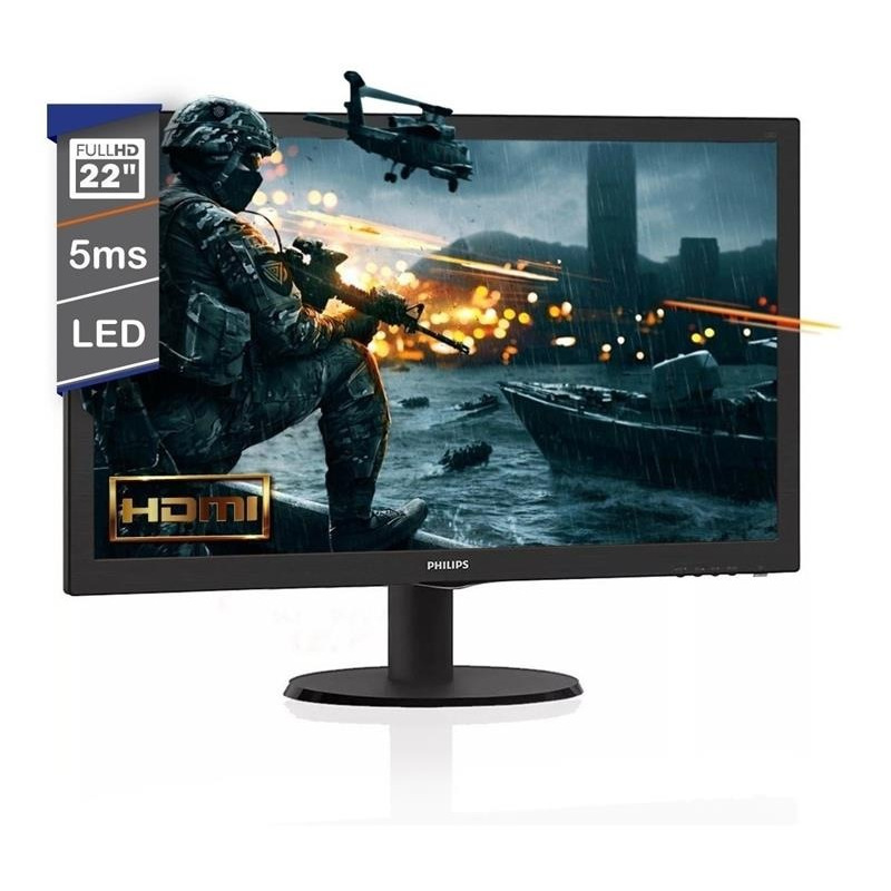  PHILIPS Monitor Full HD de 22 pulgadas (1920 x 1080