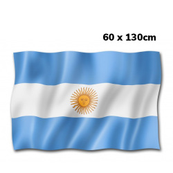 Bandera Argentina Emblemas Argentinos 60 x 130cm con Sol