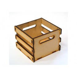 Cajón Manzanero c/Manijas 15 x 15 x 12cm