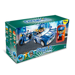 Cf-Pinypon Action Auto+Moto+ Figura Policia 4495