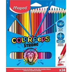 Lapiz Maped Color Peps Strong X24 Colores