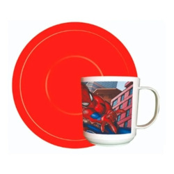 Set Spiderman Taza Y Plato Ha178/Ha043