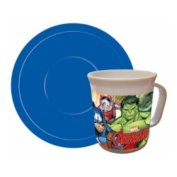 Set Avengers Taza Y Plato Sp770