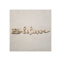 Flecha Believe 8x32cm