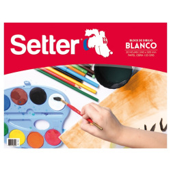 Block Setter Dibujo Blanco X20 Hojas 106