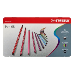Marcador Stabilo Pen 68 X50 Lata 41419