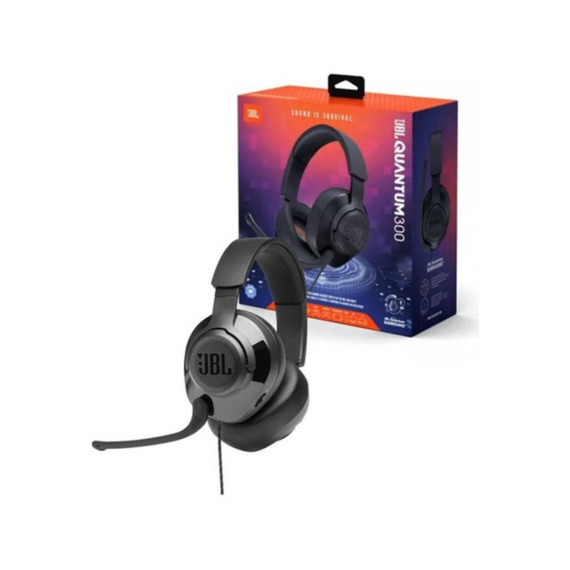 Auricular Jbl Quantum 300 Gamer Negros