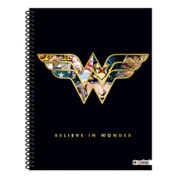 Cuaderno Mooving A4 X80h Wonder Woman Univ Ray 1208221