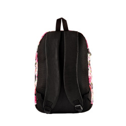 Mochila Talbot Estampada 43.5cm Black Flowers 35651