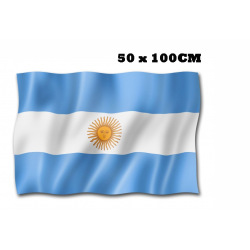 Bandera Emblemas Argentina 50x100 C/Sol