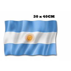 Bandera Emblemas Argentina 30x40 C/Sol