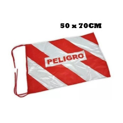 Bandera Peligro 50x70 Iram