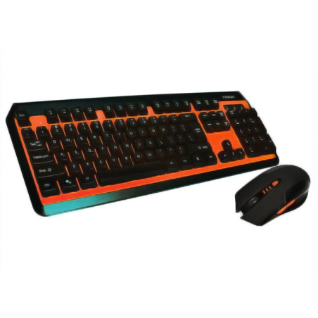 Teclado y mouse inalambrico noga online