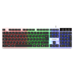 Combo Gamer Noga Teclado/Mouse/Auric/Pad Negro Nkb-413