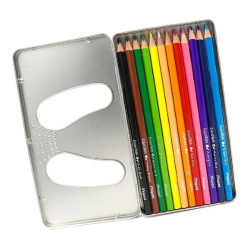 Lápiz Maped 832014 Colorpeps X12 Colores Caja De Metal