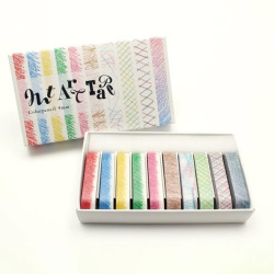 Cinta Masking Washi Tape Gift Box Art Surtido 10u