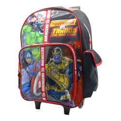 Mochila Con Carro 18 Pulg Avengers Sp589