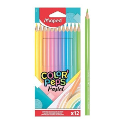 Lápiz Maped 832069 Colorpeps Pastel X12 Colores