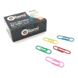 Broches Clip Olami Forrado Color N3 28mm X100un Mt302