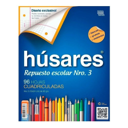 Repuesto Husares Escolar X96 Cuadriculado 6234