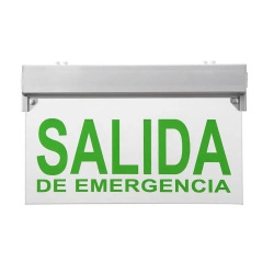 Cartel De Emergencia Led Salida De Emergencia Lem2971e