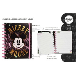 Cuaderno Mooving Carta Inteligente Loop Mickey Mouse