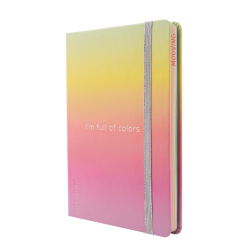 Cuaderno Mooving A5 T/D Cocido 96h Rainbow