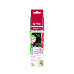 Microfibra Filgo Liner 038 0.4 X5 Fluo L38-E5-Flu