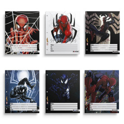 Caratula Mooving Carta Spiderman x 6 unidades