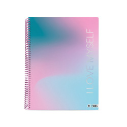 Cuaderno Mooving A4 X80h Pastel Univ Cuadriculado 1212210