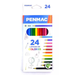 Lapiz Penmac X24 Colores Largos 160104es