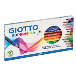 Lápiz Giotto Supermina x 12 Colores