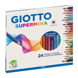 Lápiz Giotto Supermina x 24 Colores