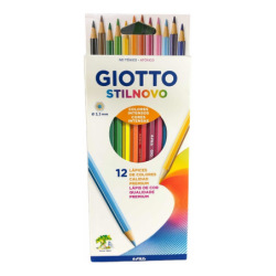 Lápiz Pax Giotto Stilnovo X12 Colores 257600sa