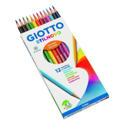 Lápiz Pax Giotto Stilnovo X12 Colores 257600sa