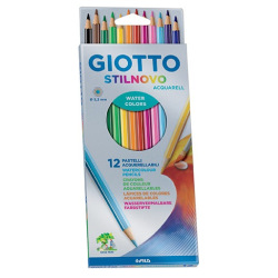 Lápiz Giotto Stilnovo Acuarelables X12 Colores 255700es